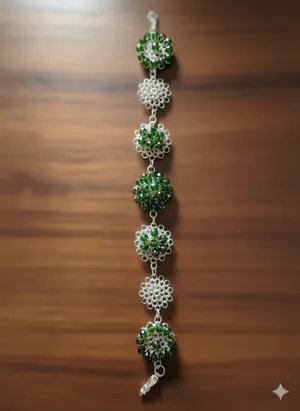 Pulsera Botón Verde Botella