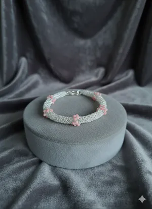 Pulsera Tubular Rodocrosita