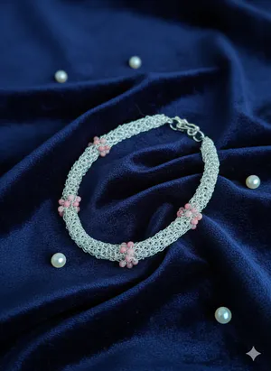 Pulsera Tubular Rodocrosita